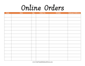 Online Orders