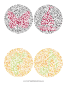Red Color Blind Test Pictures