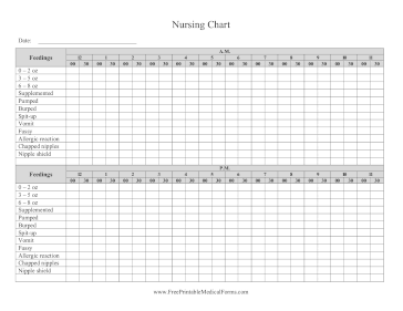 Nursing Chart Medical Form
