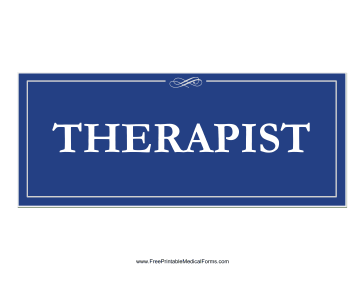 Therapist Sign Medical Form