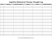 CBT Thought Log