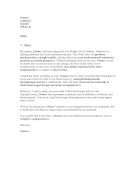 Diabetes Work Accommodation Letter From Physician