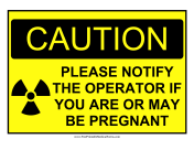 Notice Pregnant Sign