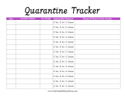 Quarantine Tracker