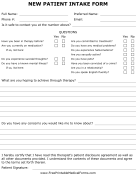 Therapy Intake Form