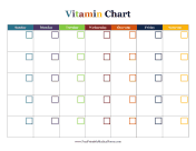 Vitamin Calendar