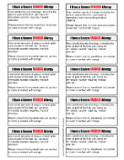 Allergy Card Mango medical form