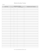 Emergency Transport Or Hospital Admission Tracker