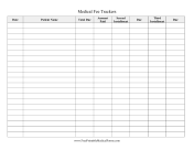 Medical Fee Tracker